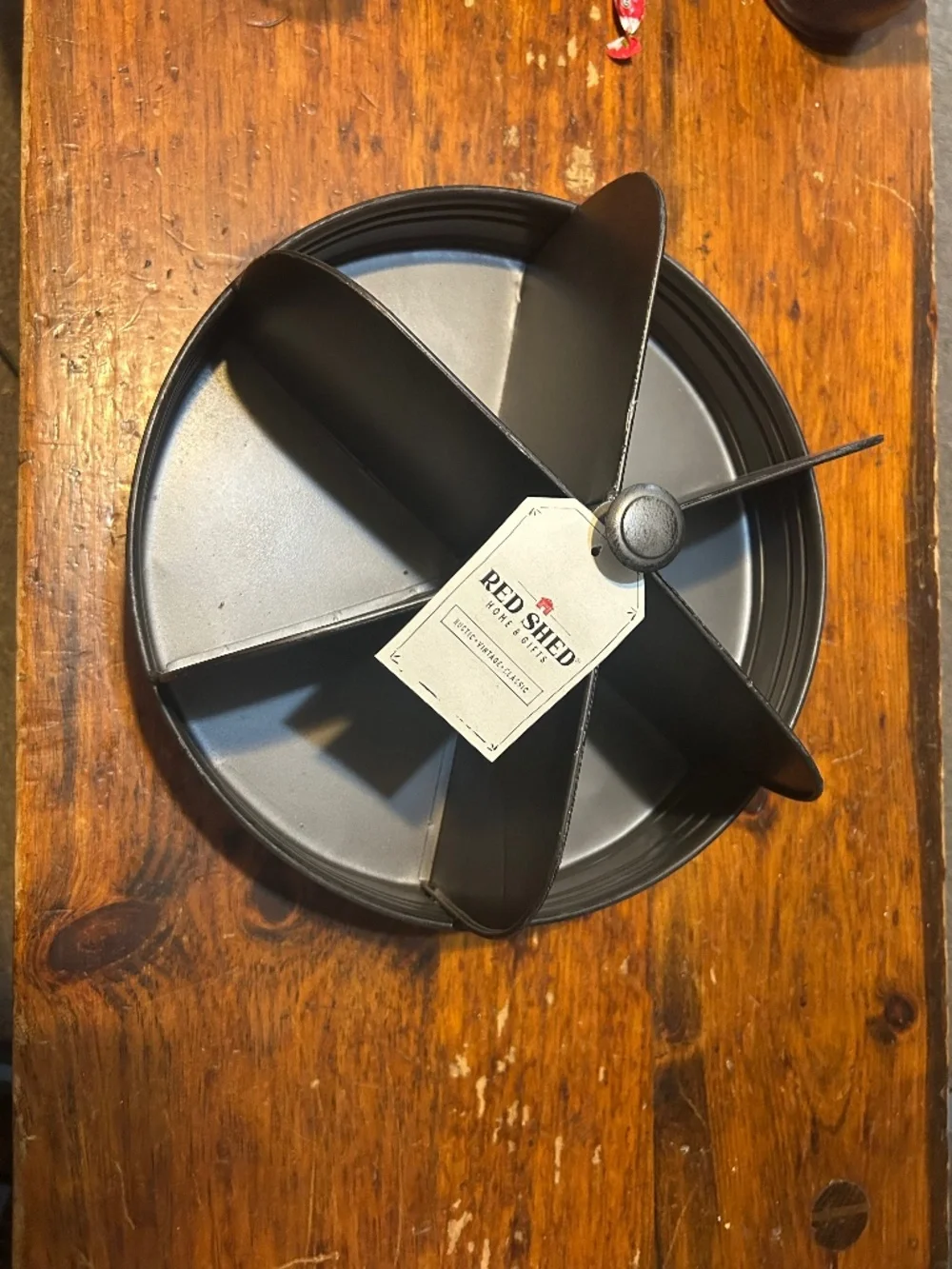 New Red Shed Country Metal Lazy Susan